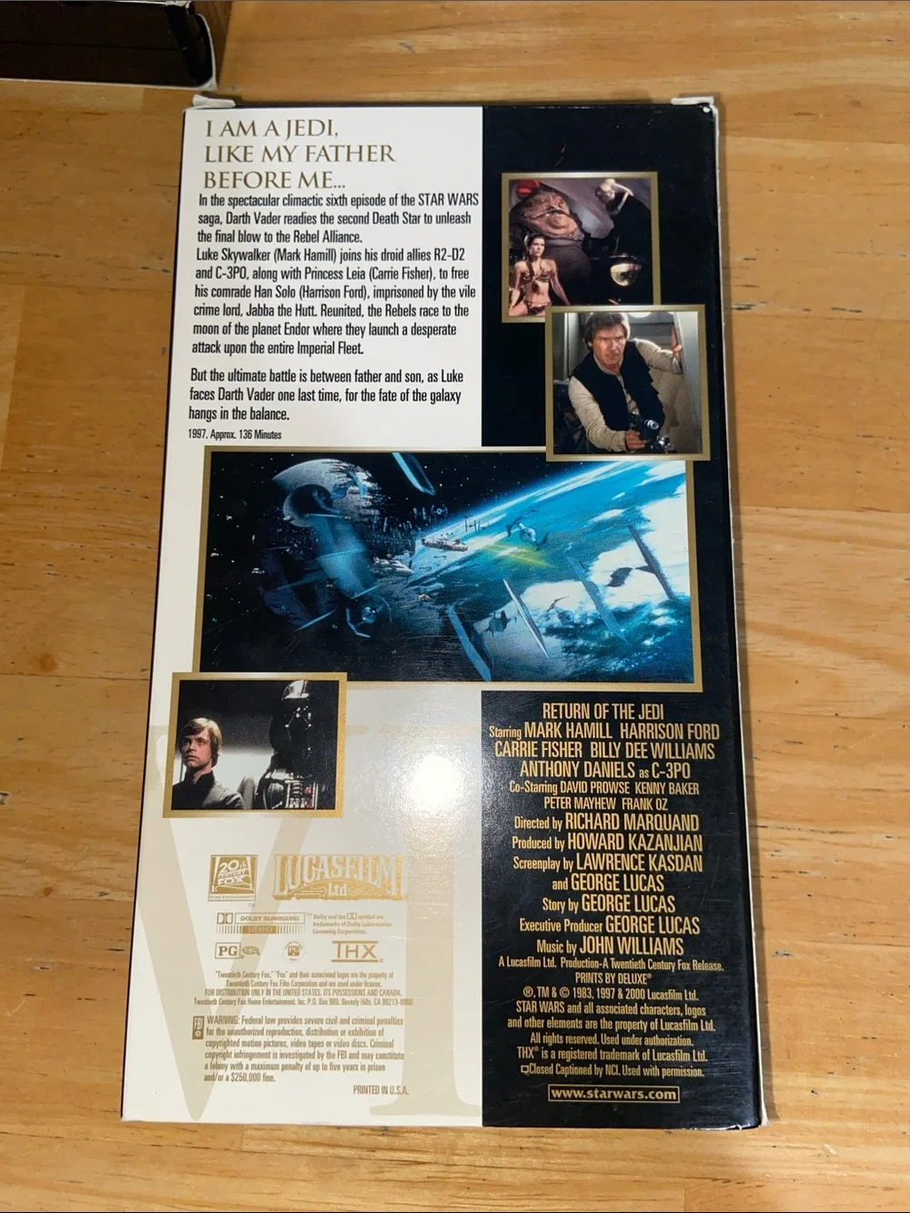 Star Wars Trilogy VHS Set - Picture 4 of 9